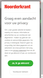 Mobile Screenshot of noorderkrant.nl